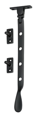 TRADCO CASEMENT STAY MATT BLACK 200MM TD1919 - primehardware