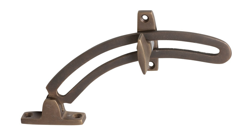 TRADCO QUADRANT STAY ANTIQUE BRASS 150MM TD2294