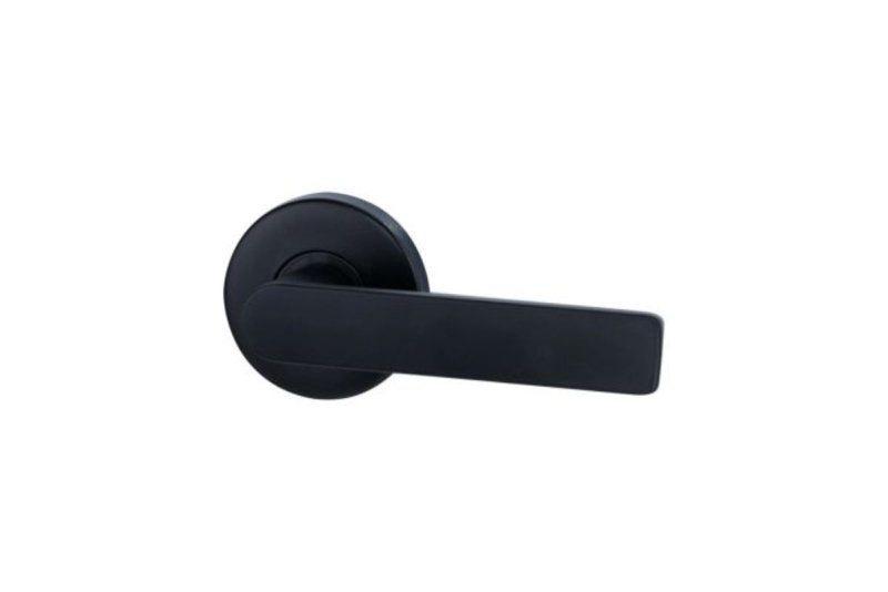 Lockwood  Velocity Passage Set & L3 Lever DP Matt Black  VEL1/L3MBKDP