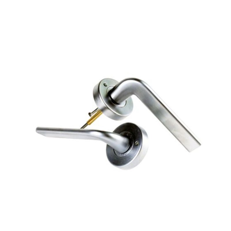 Lockwood Velocity Privacy Set & L4 Lever TP Satin Chrome VEL2/L4SC - primehardware