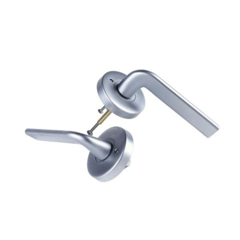Lockwood Velocity Privacy Set & L4 Lever TP Satin Chrome Pearl VEL2/L4SP - primehardware