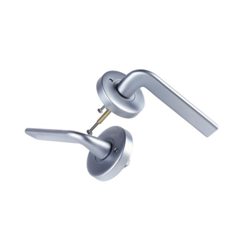 Lockwood Velocity Privacy Set & L4 Lever TP Satin Chrome Pearl  VEL2/L4SP