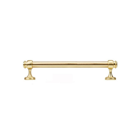 Zanda Mayfair Cabinet Handle Satin Brass & Chrome Polish - primehardware