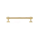 Zanda Mayfair Cabinet Handle Satin Brass & Chrome Polish - primehardware