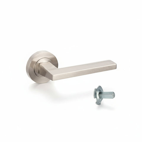 Zanda Vector - Brushed Nickel, Satin Chrome - primehardware