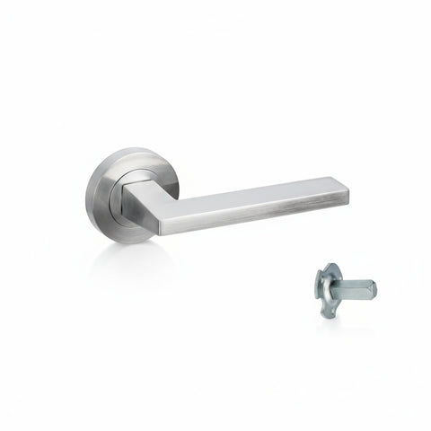 Zanda Vector - Brushed Nickel, Satin Chrome - primehardware