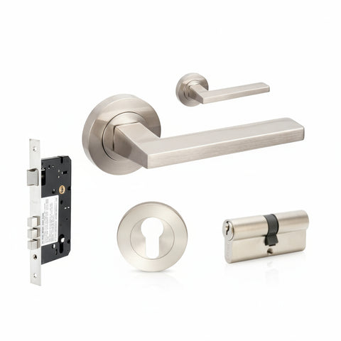 Zanda Vector - Brushed Nickel, Satin Chrome - primehardware