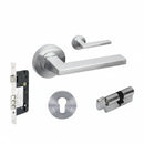 Zanda Vector - Brushed Nickel, Satin Chrome - primehardware