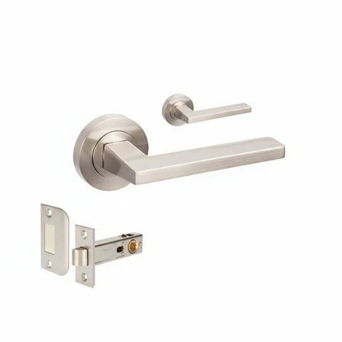 Zanda Vector - Brushed Nickel, Satin Chrome - primehardware