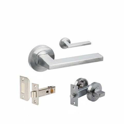 Zanda Vector - Brushed Nickel, Satin Chrome - primehardware