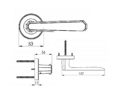 Zanda Vienna – Satin Brass - primehardware