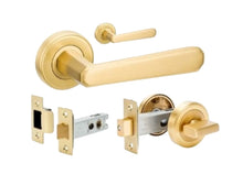 Zanda Vienna Lever Handle — Passage | Satin Brass