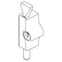 WHITCO W2203312C4 W2203 WINDOW BOLT CYL4 TP Mahogany