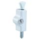 Whitco W2203316C4K W2203 Window Bolt CYL4 in White - primehardware