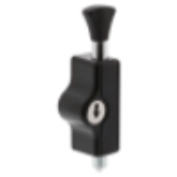 Whitco W2203317c4 W2203 Window Bolt Cyl4 Tp Black - primehardware