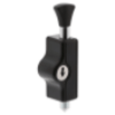 Whitco W2203317c4 W2203 Window Bolt Cyl4 Tp Black - primehardware