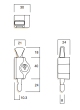 WHICO W2205017 W2205 MULTI BOLT CYL4 4DP KA Black