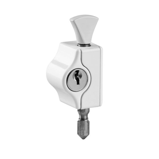 WHITCO W2223016C45KA W2223 MINI WINDOW BOLT CYL4 TP 5KA White - primehardware