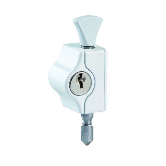 WHITCO W2223016C4 W2223 MINI WINDOW BOLT CYL4 TP White - primehardware