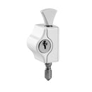 WHITCO W2223017C45KA W2223 MINI WINDOW BOLT CYL4 TP 5KA Black - primehardware