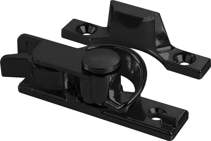 WHITCO W273217 SASH LOCK KEYED A&L KEEPER TP Black - primehardware