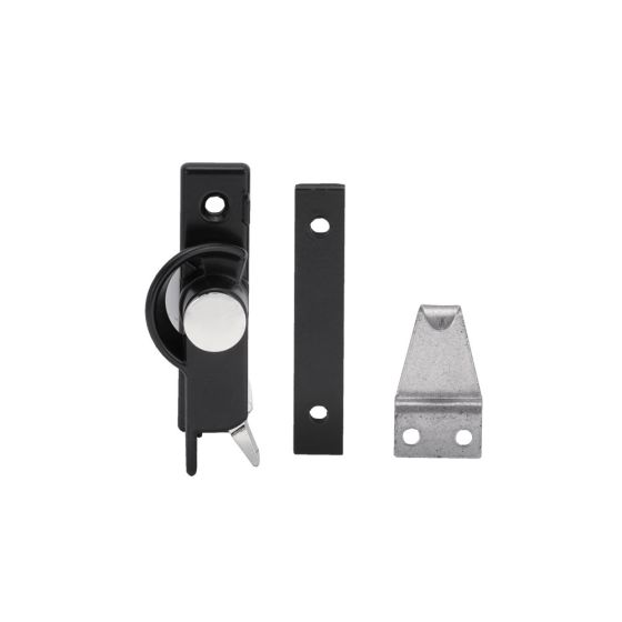 WHITCO W276617 SAFETY SASH LOCK ALCAN KEEPER TP Black - primehardware