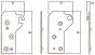 WHITCO W312316 HOOK HINGE TP White - primehardware
