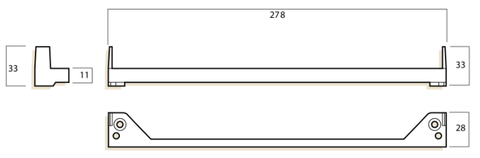 WHITCO W351517 MK8 CHAINWINDER BRACKET BORAL TP Black - primehardware