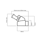 Whitco Window Winder – Awning Window Chain Operator – Keyed & Non - Keyed Options - primehardware