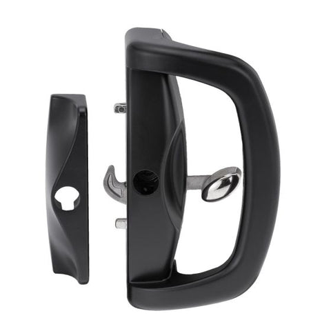 WHITCO W500517 BLAXLAND 5PIN DOUBLE CYL 10KA OFFSET OUTER PULL EW STRIKE 38MM TP Black - primehardware