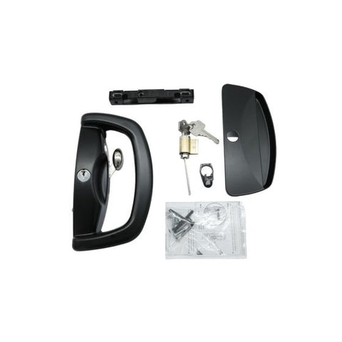 WHITCO W500617 BLAXLAND 5PIN DOUBLE CYL KD FLAT OUTER PULL FRONT FIX STRIKE 38MM TP Black - primehardware