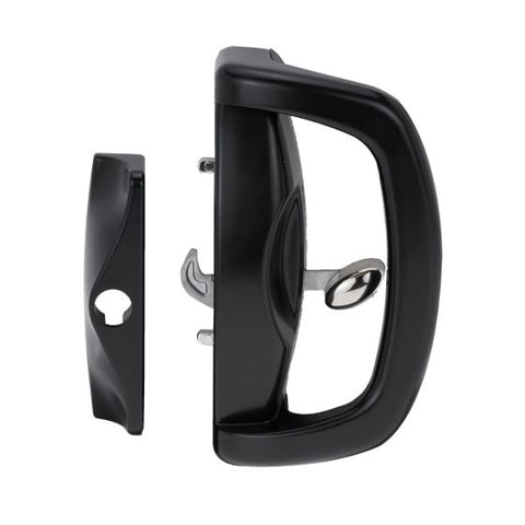 WHITCO W502017 BLAXLAND SINGLE CYLINDER EXTERNAL SLIM OUTER PULL UNI STRIKE Black - primehardware