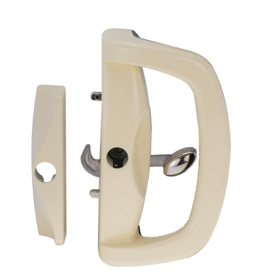 WHITCO W513219 BLAXLAND DOUBLE CYLINDER SLIM OUTER PULL L - CYL'S & STRIKE Primrose - primehardware