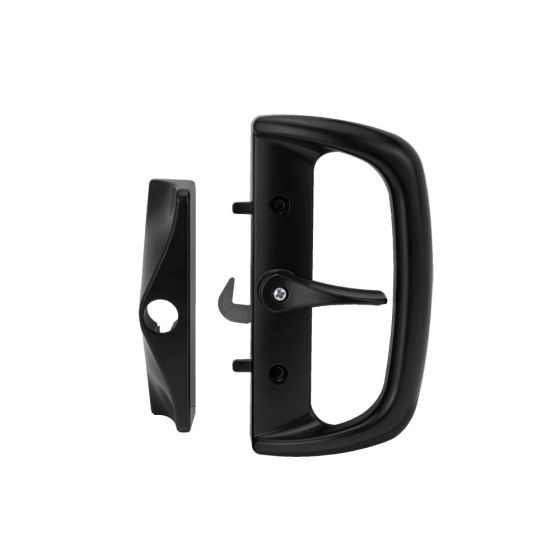 WHITCO W545517 MAWSON 5PIN KD OFFSET OUTER PULL EXTENDED SNIB STEEL STRIKE TP Black - primehardware