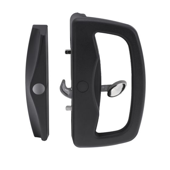 WHITCO W554BD/P7BLK OXLEY EXTERNAL 10DISC CYLINDER KD OUTER PULL STEEL STRIKE TP Black - primehardware