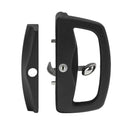 WHITCO W554DD/P2BLKKA OXLEY 10 DISC DOUBLE CYLINDER KA OUTER PULL UNI FACE FIX STRIKE TP Black - primehardware