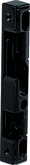 Whitco W566217 Strike Sliding Door Lock Reversible Universal Front Fix Tp Black - primehardware