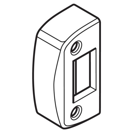 WHITCO W752405 W75 METAL FRAME STRIKE TP Satin Chrome