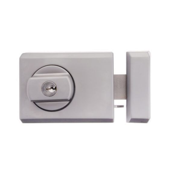 WHITCO W7541055KA W75 DEADLATCH TIMBER FRAME STRIKE TP 5PIN KEYED ALIKE Satin Chrome - primehardware