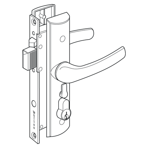 WHITCO W807016 TASMAN ESCAPE LOCK White - primehardware