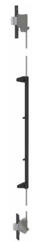 WHITCO W807317 TASMAN ESCAPE 3 POINT LOCK ACCESSORY KIT Black - primehardware