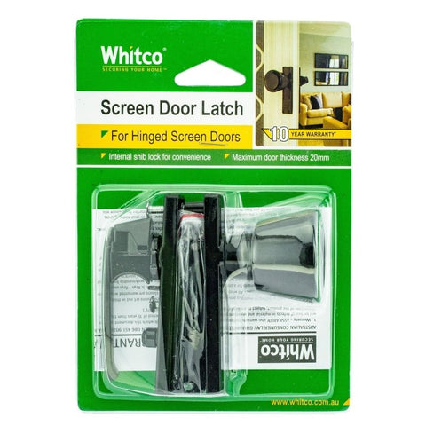 WHITCO W820313 SCREEN DOOR LATCH DP Brown - primehardware