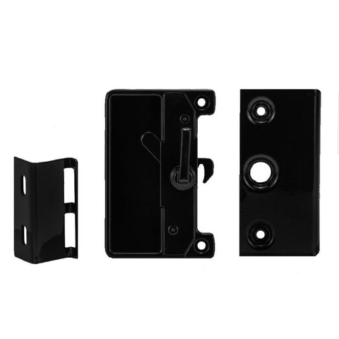 WHITCO W821417 BASS HANDLE OUTER PULL STANDARD STRIKE WITH SNIB Black - primehardware