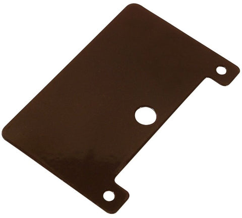 WHITCO W822317 BASS SLIDING SCREEN DOOR FINGERPLATES NO LUG Black - primehardware