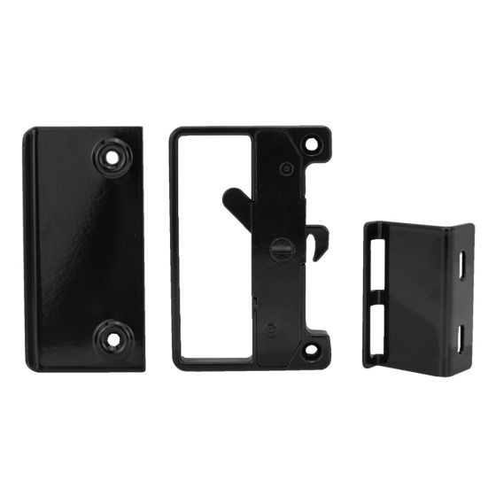 WHITCO W824417 BASS STEGBAR STRIKE OUTER PULL NO HOLE Black - primehardware