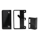 WHITCO W824417 BASS STEGBAR STRIKE OUTER PULL NO HOLE Black - primehardware