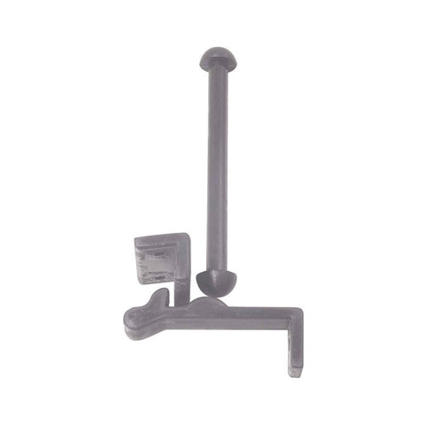 WHITCO W826017 SLIDING DOOR SAFETY LATCH DP Black - primehardware