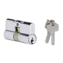 WHITCO W842SP6 CYLINDER 2 X 5 PIN PROFILE KEY SP6 Chrome Plate - primehardware