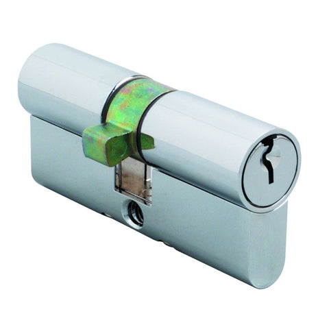 WHITCO W8460006PK EURO DOUBLE CYLINDER 35/35MM FIXED CAM C4 6 PIN 6PK Chrome Plate - primehardware