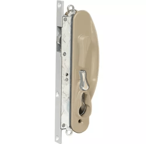 WHITCO W865323 LEICHHARDT STANDARD SLIDING SECURITY DOOR LOCK NO CYLINDER Doeskin - primehardware